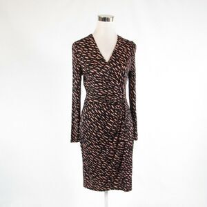 Black pink L.K. BENNETT LONDON wrap dress 4